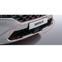 The New Santa Fe TM Dark Chrome Lower Grill / Deluxe Dark Chrome Lower...