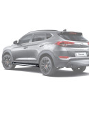 Tucson TL side step/side step/side auxiliary footrest Hyundai Mobis genuine D3875AP100/D3875AP200
