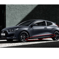 Veloster JS Step Molding/Step Molding/Side Seal Molding Hyundai Mobis ...