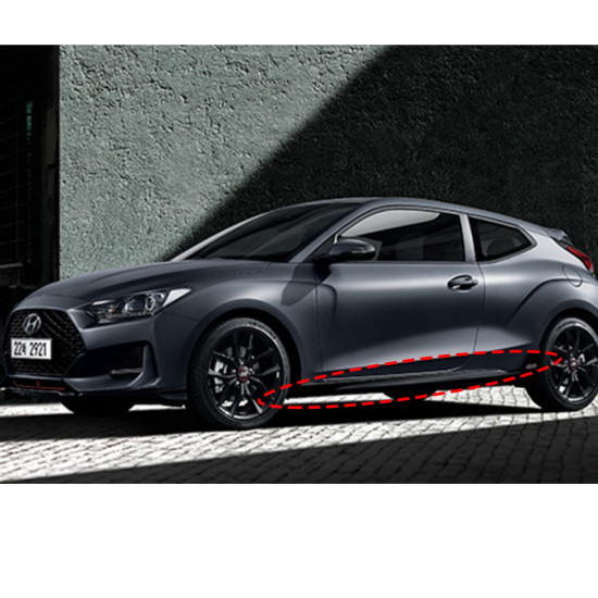 Veloster JS Step Molding/Step Molding/Side Seal Molding Hyundai Mobis Pure 87751J3000/87752J3000