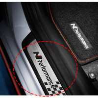 Veloster N Performance metal door glasses off/metal door stream Mobis ...