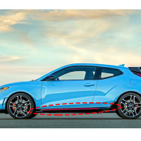 Veloster N side molding/side scud/side step Hyundai Mobis Pure 87751K9...