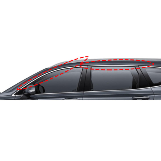 Genesis GV70 Door Frame Molding/Frame Molding Hyundai Mobis Genuine Parts 82850AR000/82850AR010/82860AR000/82860A
