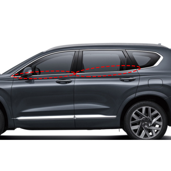 Tucson IX door molding/outside weather strip door/ade molding/eyebrow molding Hyundai Mobis Genuine Parts 822102S000/822202S000/832102S000/832202S
