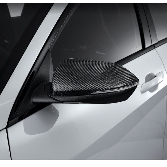 Avante CN7N Full Carbon Side Mirror Cover/Full Carbon Back Mirror Cover/Full Carbon Rearview Mirror Cover Hyundai Mobis Genuine Parts IB876AP010/IB876AP020
