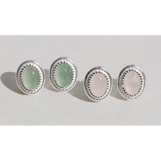 925 Silver Gemma Gemstone Earrings

