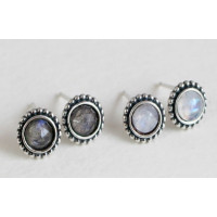 925 Silver Kimbly Gemstone Earrings
