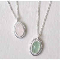 925 Silver Gemma Gemstone Necklace
