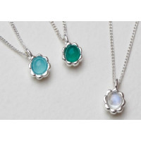 925 Silver Noi Gemstone Necklace
