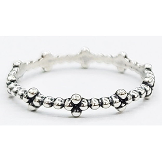 925 Silver Bosco Stack Ring
