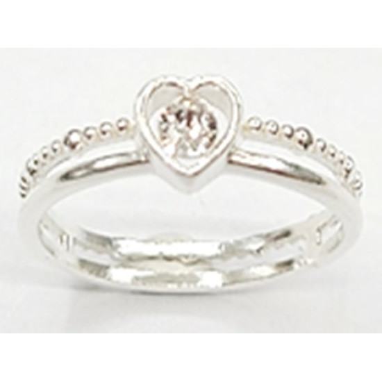 925 Silver Delia Birthstone Ring
