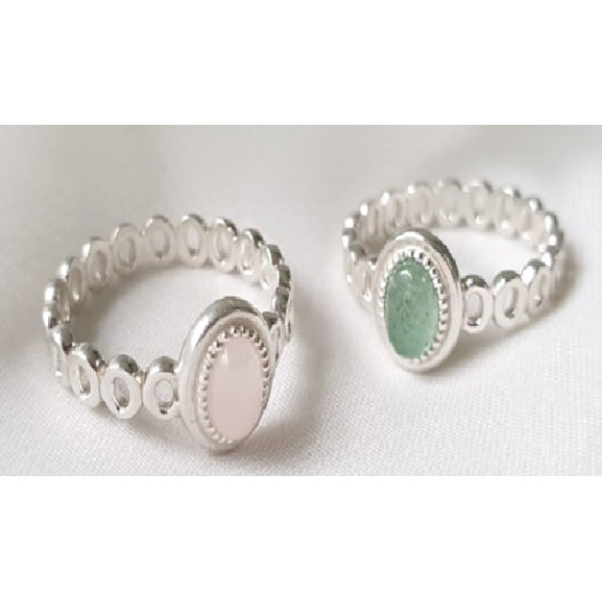 925 Silver Gemma Gemstone Ring
